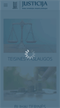 Mobile Screenshot of justicija.eu